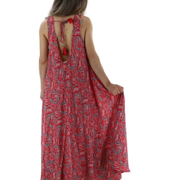 La Fiorentina Flowy "Vivia" Floral Dress - Picture 3 of 5